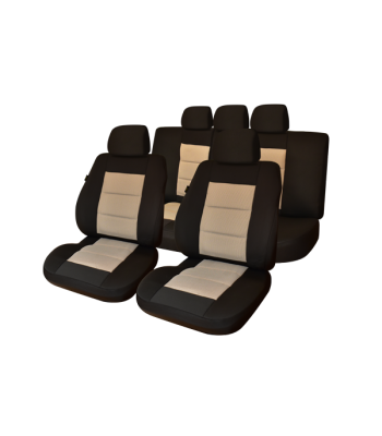 huse scaune auto compatibile VW Passat B5 1997-2005 - (UMB3) Culoare: negru +  bej