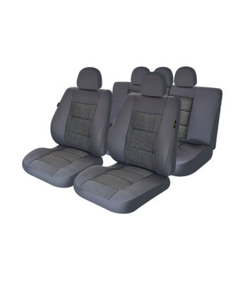 huse scaune auto compatibile DACIA Logan II 2012-2020 - Culoare: gri