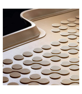  Tavita auto portbagaj cauciuc BEJ BMW M5 F90 2017-prezent - REZAW PLAST