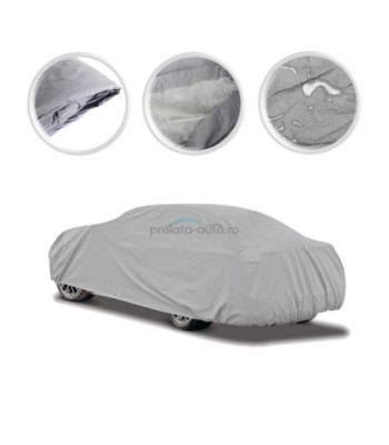 Husa prelata auto KIA Carens I 1999-2006 - impermeabila - 2 straturi - gri