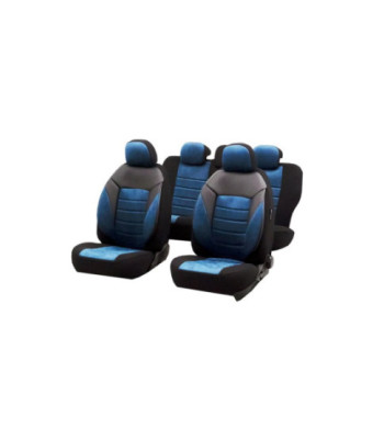 Huse auto SKODA Fabia I 1999-2007 - Diamond - Culoare: negru + albastru