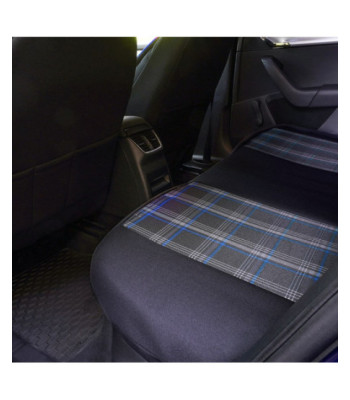 Huse auto VW Passat B5 1997-2005 - Sport - Culoare: negru + albastru