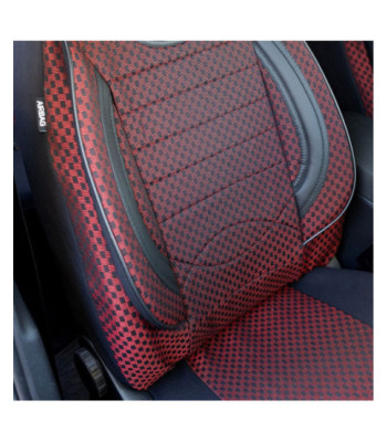 Huse scaune auto FORD Kuga I 2008-2012 - City - Culoare: negru + rosu