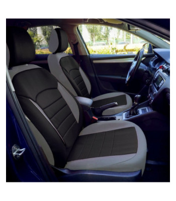 Huse scaune auto compatibile OPEL Vectra C 2002-2010 - Urban - Culoare: negru + gri