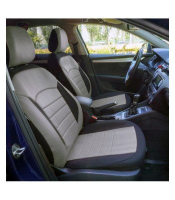 Huse scaune auto compatibile SKODA Octavia I 1996-2010 - Urban - Culoare: negru + gri