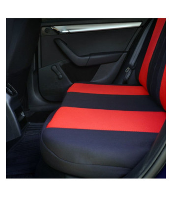 Huse scaune auto FORD Focus II 2004-2010 - Urban - Culoare: negru + rosu