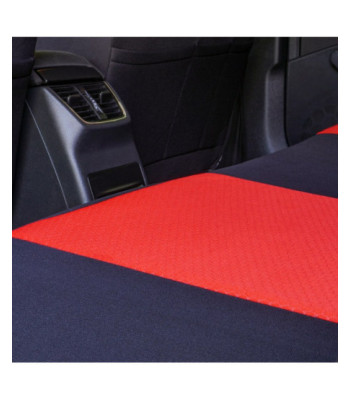 Huse auto FORD Focus II 2004-2010 - Urban - Culoare: negru + rosu