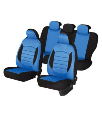 Huse auto SEAT Ibiza III 2002-2008 - Urban - Culoare: negru + albastru