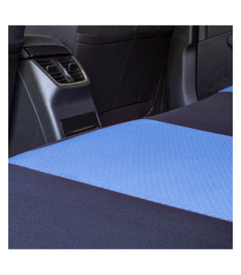 Huse auto SKODA Fabia II 2007-2014 - Urban - Culoare: negru + albastru