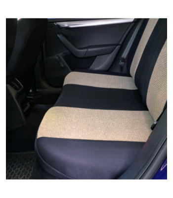 Huse scaune auto OPEL Vectra C 2002-2010 - Racing - Culoare: negru + bej