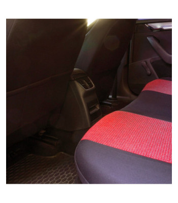 Huse auto OPEL Vectra C 2002-2010 - Racing - Culoare: negru + rosu