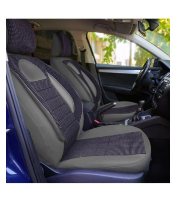 Huse scaune auto compatibile AUDI A3 (8L) 1996-2003 - Racing - Culoare: negru + gri