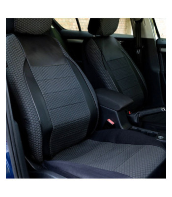 Huse scaune auto compatibile FORD Focus II 2004-2010 - Elegance - Culoare: negru