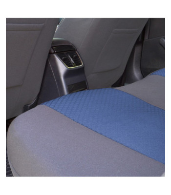 Huse auto DACIA Sandero I 2008-2012 - Dynamic - Culoare: gri + albastru