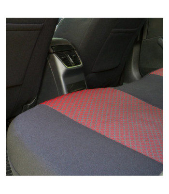 Huse auto VW Jetta IV 1999-2006 - Dynamic - Culoare: negru + rosu