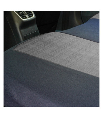 Huse auto PEUGEOT 407 2004-2012 - Luxury - Culoare: negru + gri