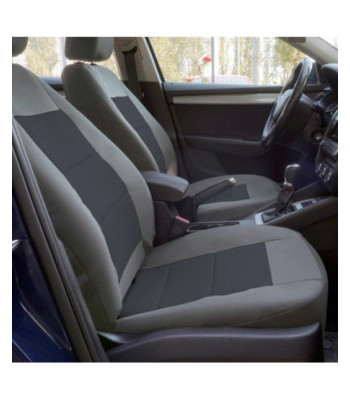 Huse scaune auto compatibile VW Jetta V 2005-2010 - Premium Lux - (UMB2) Culoare: negru + gri