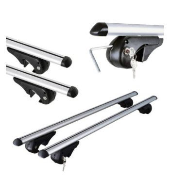 Set bare transversale DACIA Duster I 2010-2013 Pre-Facelift - 120 cm - Aluminiu