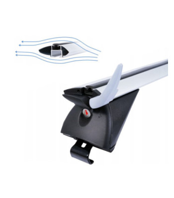 Bare transversale portbagaj KIA Niro I 2016-2021 - 120 cm - Aluminiu