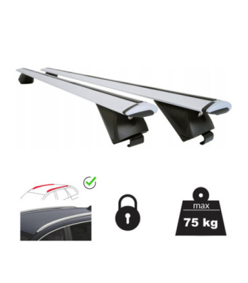 Set bare transversale OPEL Grandland X I 2017-2024 - 120 cm - Aluminiu