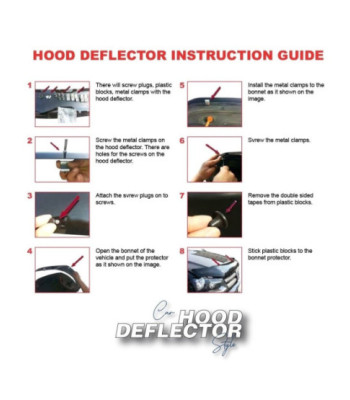 Deflector capota dedicat MITSUBISHI L200 V 2020-2023 Facelift - ABS Acrilic