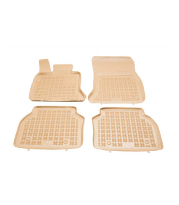 Covorase auto BMW Seria 5 F07 GT 2010-2016 - TPE - tip tavita - bej - REZAW PLAST