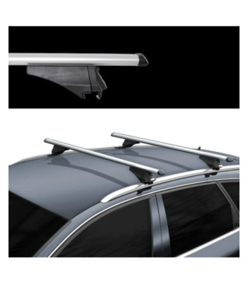 Set bare portbagaj cu cheie SEAT Leon III 2012-2020 Combi - Aluminiu