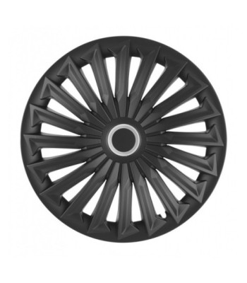 Set  capace roti JOY - culoare negru mat - 16 inch