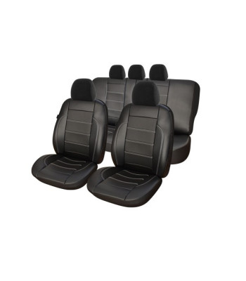 huse scaune auto compatibile MERCEDES Clasa C W203 2000-2007 - Exclusive Leather King - Culoare: negru