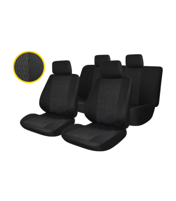 huse scaune auto compatibile VW Passat B7 2010-2015 - Culoare: negru