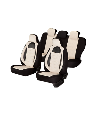 huse scaune auto compatibile OPEL Corsa C 2000-2006 - Culoare: negru + bej