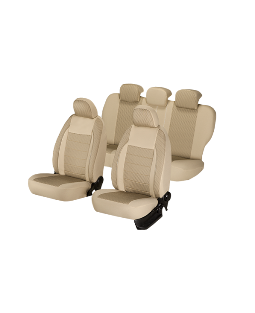 huse scaune auto compatibile DACIA Duster I 2010-2017 - Culoare: bej